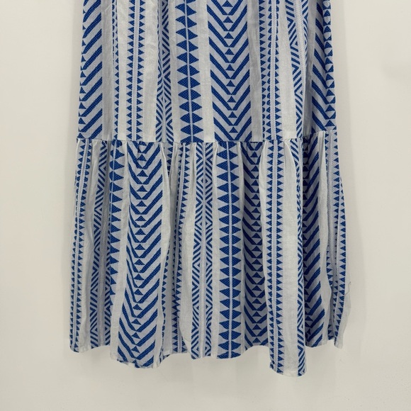 Velvet by Graham & Spencer Dinae Jacquard Maxi Dress in Cobalt Size M - Picture 9 of 13